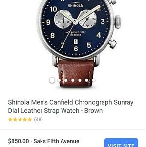 Shinola Detroit Men's Watch